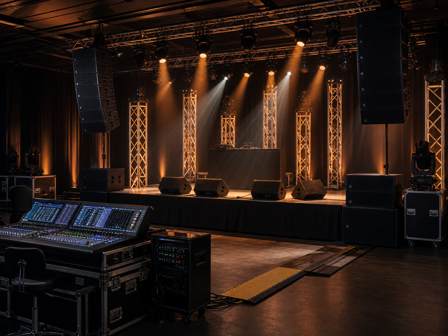 Complete licht- en geluidsproductie op locatie